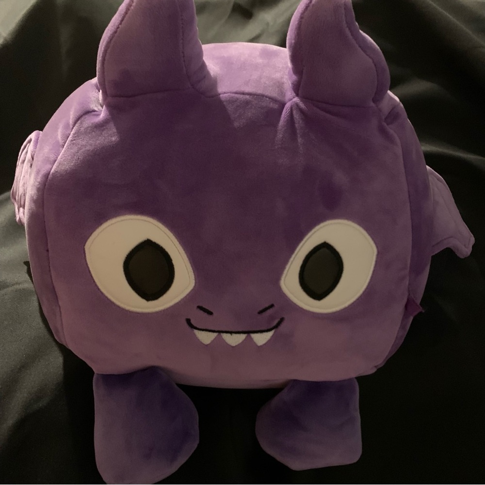 Pet Simulator X Purple Dragon Plush 10” – Like New
